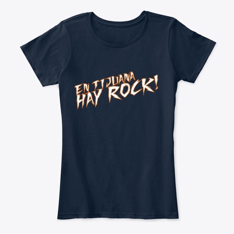 Camiseta P/Mujer En Tijuana Hay Rock